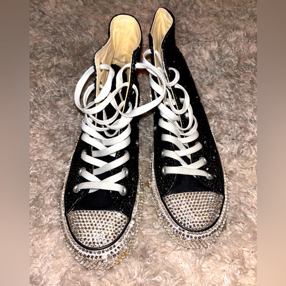 Custom Rhinestone Converse